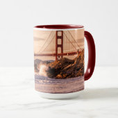 Golden Gate Bridge uit Baker Beach Mok (Voorkant rechts)
