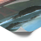 Golden Gate Bridge uit Baker Beach Poster (Hoek)