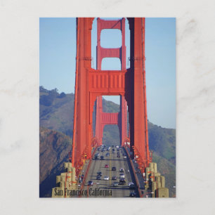 Golden Gate Bridge uit het Zuid-Briefkaart Briefkaart