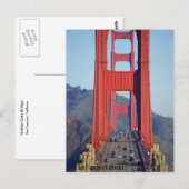 Golden Gate Bridge uit het Zuid-Briefkaart Briefkaart (Voorkant / Achterkant)