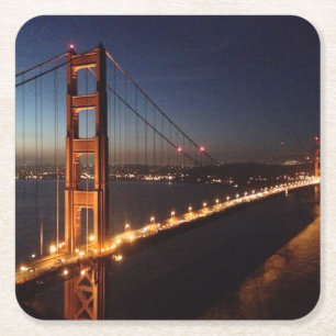 Golden Gate Bridge uit Marin headlands Kartonnen Onderzetters