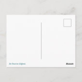 Golden Gate Bridge Under Fog Briefkaart (Achterkant)