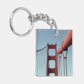 Golden Gate Bridge, unieke San Francisco Foto Sleutelhanger (Voorkant Links)