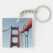 Golden Gate Bridge, unieke San Francisco Foto Sleutelhanger (Achterkant)