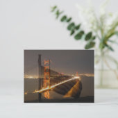 Golden Gate Bridge & USA Flag Briefkaart (Staand voorkant)