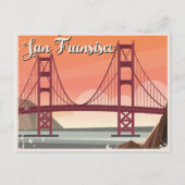 Golden Gate Bridge van San Fransisco Briefkaart (Voorkant)