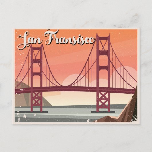 Golden Gate Bridge van San Fransisco Briefkaart (Voorkant)