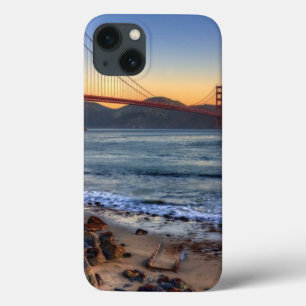 Golden Gate Bridge vanaf de baai van San Francisco iPhone 13 Hoesje