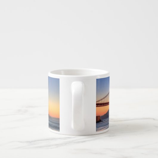 Golden Gate Bridge vanaf de baai van San Francisco Espresso Kop (Achterkant)