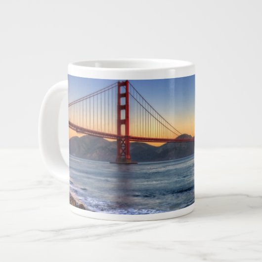 Golden Gate Bridge vanaf de baai van San Francisco Grote Koffiekop (Links)