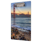 Golden Gate Bridge vanaf de baai van San Francisco Klembord (Links)