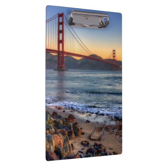 Golden Gate Bridge vanaf de baai van San Francisco Klembord (Rechts)