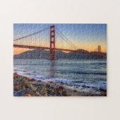 Golden Gate Bridge vanaf de baai van San Francisco Legpuzzel (Horizontaal)
