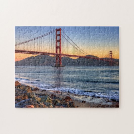 Golden Gate Bridge vanaf de baai van San Francisco Legpuzzel (Horizontaal)