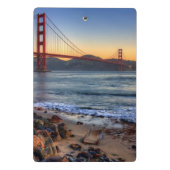 Golden Gate Bridge vanaf de baai van San Francisco Mini Klembord (Achterkant)
