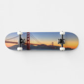 Golden Gate Bridge vanaf de baai van San Francisco Skateboard (Horizontaal)