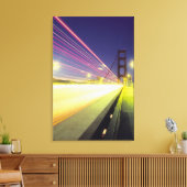Golden Gate Bridge, verkeerslichten, San Canvas Afdruk (Insitu (Woonkamer))