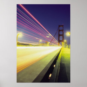 Golden Gate Bridge, verkeerslichten, San Poster