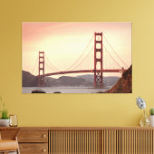 Golden Gate Bridge verpakt canvas Afdruk (Insitu (Woonkamer))