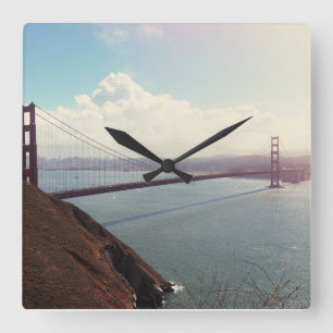 Golden Gate Bridge Vierkante Klok