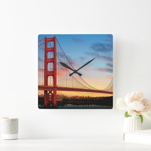Golden Gate Bridge Vierkante Klok (Huis)