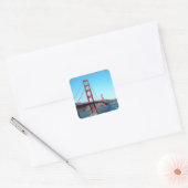 Golden Gate Bridge Vierkante Sticker (Envelop)