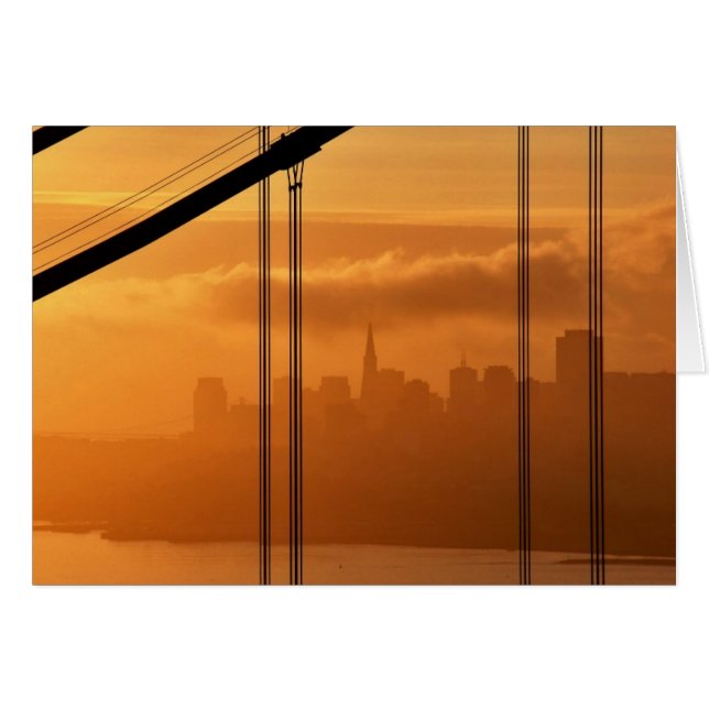 Golden Gate Bridge voor de San Francisco (Voorkant Horizontaal)