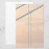 Golden Gate Bridge voor de San Francisco Briefpapier (Voorkant / Achterkant)
