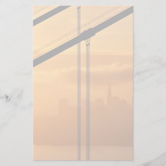 Golden Gate Bridge voor de San Francisco Briefpapier (Voorkant)