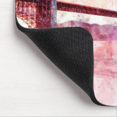 Golden Gate Bridge waterverf in San Francisco Muismat (Hoek)