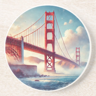 Golden Gate Bridge zandsteen Onderzetter