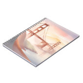 Golden Gate Bridge | Zonsopgang Mooie Waterverf Notitieboek (Linkerzijde)