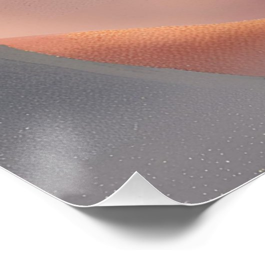 Golden Gate Bridge | Zonsopgang Mooie Waterverf Perfect Poster (Hoek)