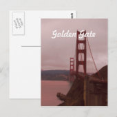 Golden Gate Briefkaart (Voorkant / Achterkant)