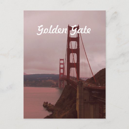 Golden Gate Briefkaart (Voorkant)