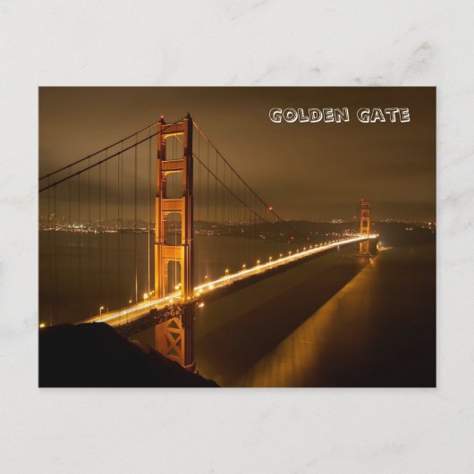 Golden Gate Briefkaart (Voorkant)