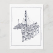Golden Gate Briefkaart (Voorkant)