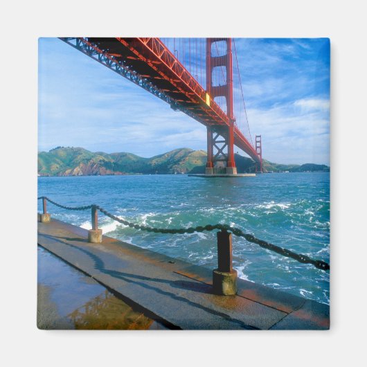 Golden Gate-brug en Baai van San Francisco Magneet (Voorkant)