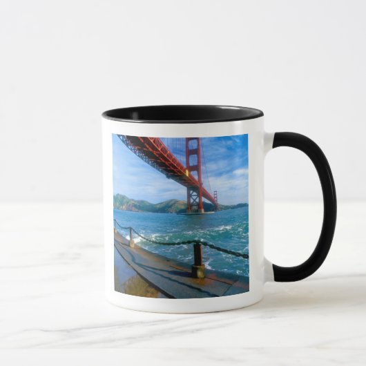 Golden Gate-brug en Baai van San Francisco Mok (Rechts)