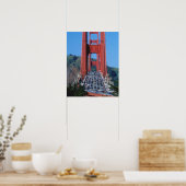 Golden Gate-brug en Baai van San Francisco Poster (Keuken)