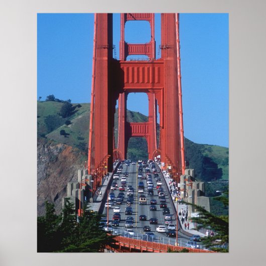 Golden Gate-brug en Baai van San Francisco Poster (Voorkant)