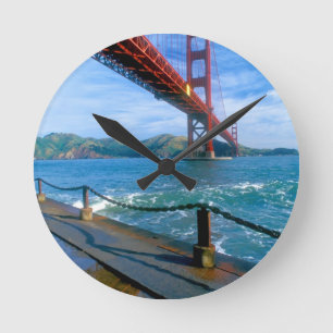 Golden Gate-brug en Baai van San Francisco Ronde Klok