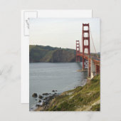 Golden Gate-brug met uitzicht naar Marin County Briefkaart (Voorkant / Achterkant)