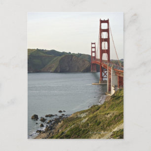 Golden Gate-brug met uitzicht naar Marin County Briefkaart