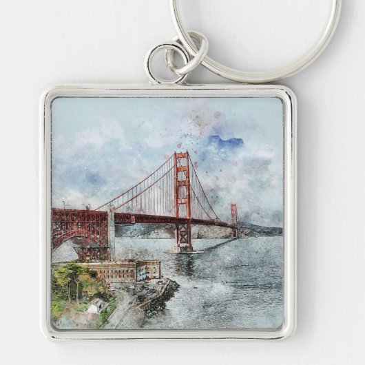 Golden Gate-brug Sleutelhanger (Voorkant)