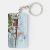 Golden Gate-brug Sleutelhanger (achterkant)