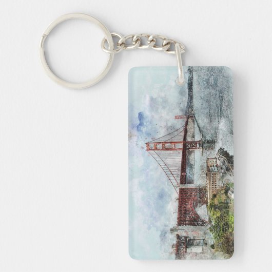 Golden Gate-brug Sleutelhanger (Voorkant)
