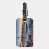 Golden Gate-brug vanuit San Francisco-baipad Bagagelabel (Voorkant verticaal)