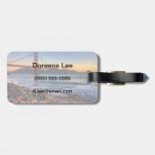 Golden Gate-brug vanuit San Francisco-baipad Bagagelabel (Achterkant horizontaal)