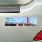 Golden Gate Bumpersticker (Op auto)